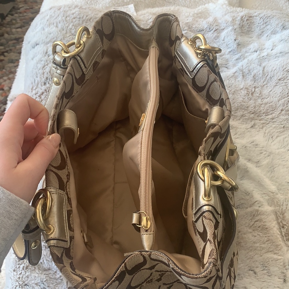Coach Signature Elle Chain Purse